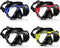Preboun 4 Pcs Snorkeling Goggles for Adults, Anti Fog Dive Mask Snorkeling Gear with Nose Cover