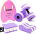 NEAGLORY 5 Pieces Water Aerobics Set, Aquatic Exercise Equipment for Pool Fitness, Foam Dumbbell, Swim Kickboard