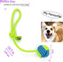 Tug of War Dog Toy Small Breed,Dog Ball with Rope,4-Pack Rope with Ball Attached for Small and Medium Dogs, Ball On Rope Dog Toy,Rope Ball Dog Toy,Puppy Interactive Gift