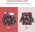 3 Pack QBD21XL CuteBone Female Dog Diapers with Skirts Reusable Puppy Dresses Pants for Heat Cycle Period