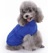 CHBORCHICEN Small Dog Sweaters - Knitted Pet Cat Warm Sweatshirt for Winter (Large, Dark Blue)