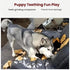 Generic Harmless 94cm Pet Dog Bite Teether Cotton Rope Five Knot Large Dog Teeth Cleaning Deodorizing Anti-Tear Home