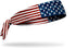JUNK Brands Pro Sport Honor Americana Collection Flex Tie Headband - Red/White/Blue