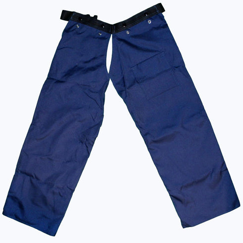 Protective Trimmer Safety Chaps, Size 40", Navy Blue