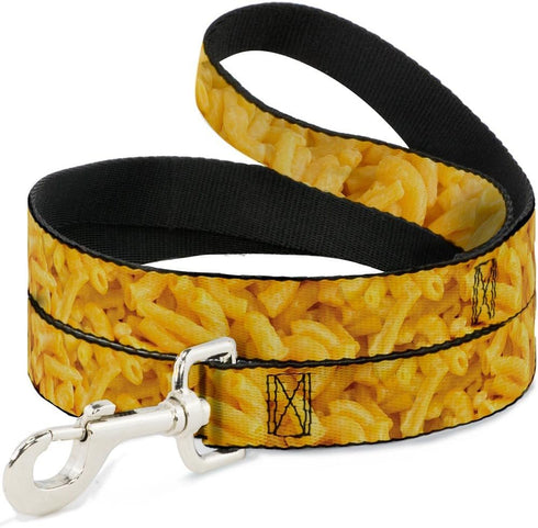 Buckle-Down Pet Leash, Mac & Cheese Vivid, 4 Feet Long, 1" Wide
