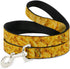 Buckle-Down Pet Leash, Mac & Cheese Vivid, 4 Feet Long, 1" Wide