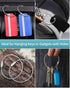 Pawfly 5 Inch/10 Inch Wire Keychain Cable, Large Stainless Steel Key Ring Loop Holder, 20/50/100 Pack