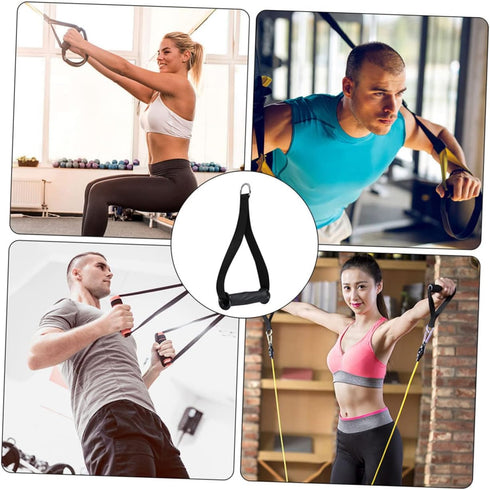 Pull Cord Grip Cable Machine Attachment Handles Resistance Band Handles Portable up Handles Sports Accessories Exercise Resistance Bands Boating Accessories Workout Handle Indoor by ADOCARN