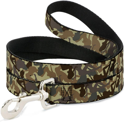 Dog Leash Mud Flap Girls Camo, 6 Feet Long, 1.0 Inch Wide