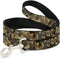 Dog Leash Mud Flap Girls Camo, 6 Feet Long, 1.0 Inch Wide