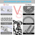 Dog Chain Silver Cuban Collars, Walking Metal Choke Collar with Secure Buckle, 24inch for Small Medium Large Dogs