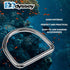 Straight D Ring, Stainless Steel for Scuba Gear, Metal Weight Belt Holder