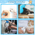10 Trimmer Teenyyou Cats Grooming Kit - Pcs Pet Self Cleaning Kit for Indoor Long Hair Cats Include Brush Bath Brush