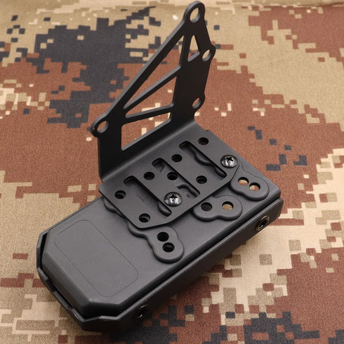 Tactical Tourniquet Holder for Gun Holster Adapter Mount, Aluminum QLS Police Gear Accessories for 3-Hole Right Holster