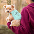 Parisian Pet Dog T-Shirt - 'It's My Birthday' Embroidered Sleeveless Shirt, Blue Tee for Medium Dogs, M