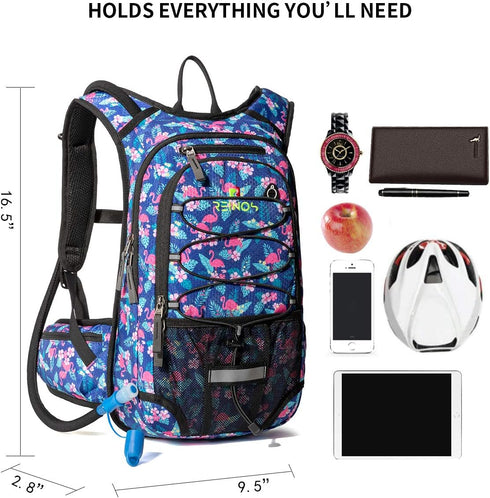 Hydration Backpack with 3L Bladder for Men & Women - Thermal Insulation Daypack