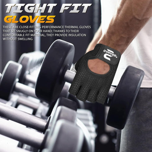 SAWANS Workout Gloves for Men and Women Weight Lifting Gloves Gym Fitness Exercise Cycling Pull ups Microfiber