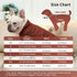 2 Layers Fleece Lined Warm Dog Jacket for Puppy, Soft Windproof Small Dog Coat, Brown, M