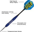 Viper Comix Steel Tip Darts, 22 Grams, High-Quality Game Equipment