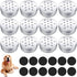 Oudain 12 Pack Dog Scent Work Tins: Dog Scent Training Kit with 12 Magnetic Dots for Smell Training (Cute)