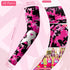 Leumoi 20 Pairs Breast Cancer Arm Sleeves - Pink Ribbon Compression UV Sleeves