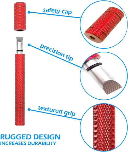 Golf Club Grove Sharpener and Cleaner, Re-Grooving Tool for Wedges and Irons, Optimal Backspin for Precision Shots (5