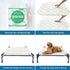 Elevated Dog Bed Pad, Waterproof 2 Pack, Soft Plush Dog/Cat Beds Pad, Machine Washable with Corner Straps (Pad Only)