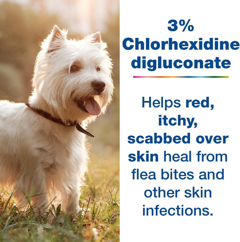 Douxo S3 Pyo Mousse, 3% Chlorhexidine & 0.5% Ophytrium, Antiseptic & Hydrating for Bacterial or Yeast Skin Infections,