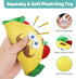 SPOT 6in Fun Food Taco Plush Dog Toy with Squeaker - Interactive Soft, Squeaky Toy for Dogs and Puppies, Keeps Pets