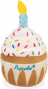Nestpark Dog Birthday Toy - Pup Cake Puppy Cupcake Plush Squeak and Crinkle Gift