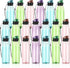 Uiifan 20 Pieces Clear Plastic Water Bottles, 17 oz Leakproof Flip Top for Gym Camping Hiking