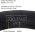 RUTU 20 inch Bike Tube, 20x1.50-4.0 AV32mm Schrader Valve Bicycle Tube with Tire Levers, 2 Pack
