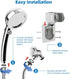 Hibbent Dog Shower Sprayer Attachment Set - 119 Inch Hose, Handheld Shower Head, Bathroom Sprayer Kit