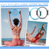 Poen 14 Pcs Pilates Ring and Ball Set for Women, Pilates Ring Circle Ball with Stretching Strap and 8 Resistance Bands