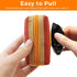 1 Dog Poop Bag Holder Zippered Pouch, Portable Dog Poop Bag Dispenser with Metal Clip, Fashion Color Matching Canvas