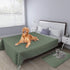 Easy-Going 100% Waterproof Dog Bed Cover, Washable Couch Cover, Non-Slip Pet Blanket for Furniture, Greyish Green