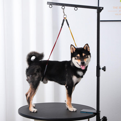 Hammock Hammock, Dog Grooming Table Arm with - Adjustable Height, Pet Grooming No Sit Haunch Holders, Loop Noose