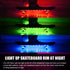 LED Skateboard Light, Remote Control Longboard Light, 16 Color Change, Waterproof and Shockproof