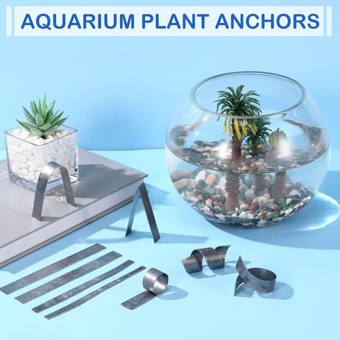 Aquarium Plant Over Weight Anchor, 15 Pcs Plant Weights for Fish Tank, 250g Reinforced Weight