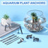 Aquarium Plant Over Weight Anchor, 15 Pcs Plant Weights for Fish Tank, 250g Reinforced Weight