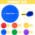 Spot Markers for Sports 9 Inch, Non Slip Rubber Agility Poly Spots Marker Field Flat Cone for Kids Soccer Basketball Speed Training Outdoor Classroom