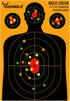 Highwild Silhouette Splatter Paper Targets, 12 x 18 Inch, Splash Effect of Multiple Colors