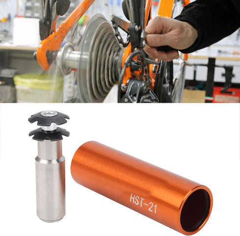 Keenso Headset Star Nut, High Hardness Metal Front Fork Headset Star Nut Sleeve, Nonslip Cycling Repair Hardware Tools