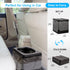 Commode Portable Toilet Camping Toilets for Car Indoor Outdoor Foldable Travel Potty