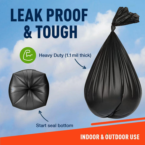 5 80 Firebelly Outfitters Portable Toilet Bags for Gallon Bucket - Biodegradable Camping Poop Bags - Leak-Proof
