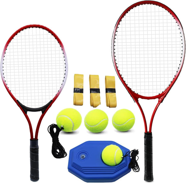 Magicorange Kids Tennis Rackets Set for 2 Players with Rebound Balls and Carry Bag