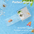 2 Pack Hermit Crab Water Tank with Cuttable Climbing Ramp - Ideal Hermit Crab Pool & Play Tank for Small Animals