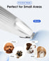 Upgraded Dog Paw Trimmer with LED Light, 9 mm Mini Blade, Smart Display, Type-C Rechargeable Pet Clippers for Small