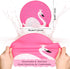 Syhood 3 Pcs Kids Swim Caps, Baby Waterproof Bathing Caps for Long Short Hair Boys Girls