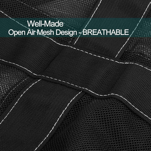 XXL Mesh Dive Bag for Scuba or Snorkeling, Extra Large Beach Tote with Zipper Pockets, Ideal for Pool Trip